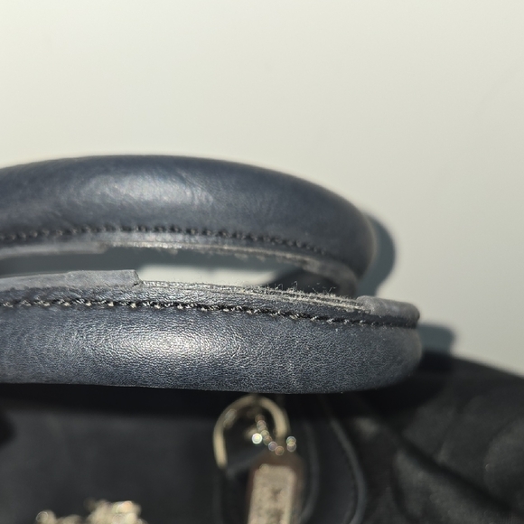 Coach Black Signature Satchel - Picture 9 of 15